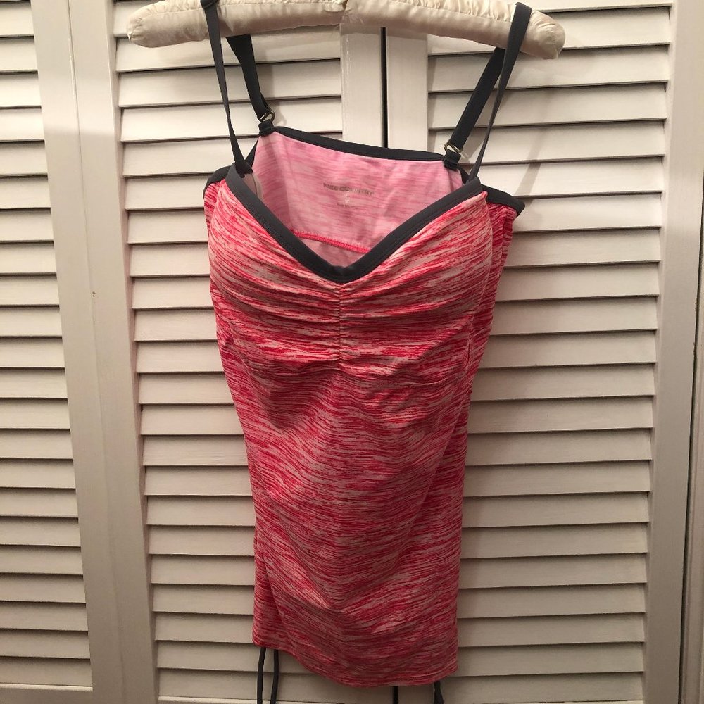 Free country active sport tankini, coral gray XL